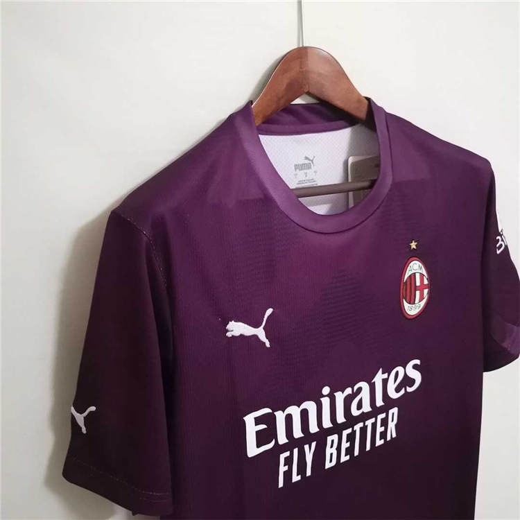 AC Milan 22/23 Purple Goalkeeper Soccer Jersey Football Shirt - Click Image to Close